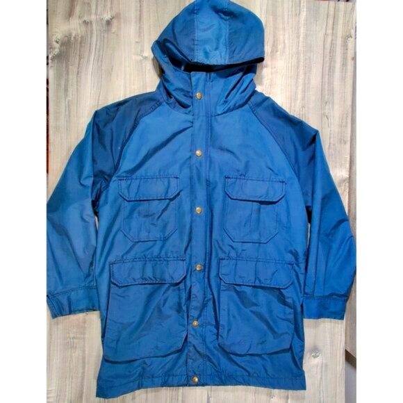 Vintage Woolrich Hooded Parka Jacket size M, Blue - Picture 3 of 9